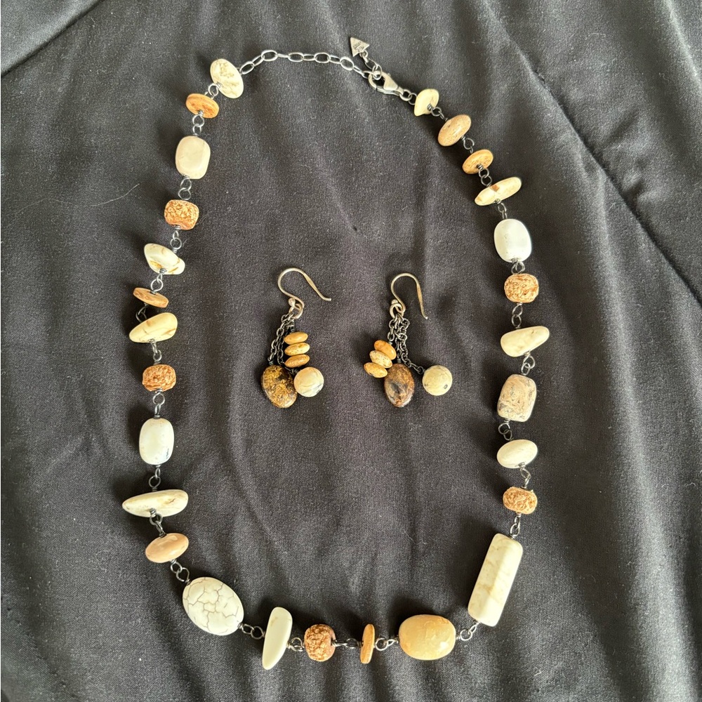 Silpada Beaded Necklace and Earring Set